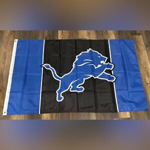 Detroit Lions Flag New 3x5 ft Flag Banner Double Sided